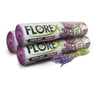 60L Bin Bags Swing Bin Liners with Drawstrings 30 Counts for Kitchen, Office, Bathroom Bin Liners, Strong Bin Bags 65 x 70cm 3 Rolls Trash Bags