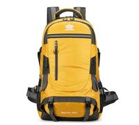 60L Large Camping Backpack,Lightweight Hiking Trekking For Men Women Outdoors Large Capacity Mountaineering Bag, Yellow, 60L, Outdoors