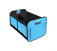 60L Large Capacity Trunk Storage Box | Foldable Oxford Cloth | for Cargo Organizer with Dividers and Side Pockets for Car SUV Van Truck Fit | For Durable Wear-Resistant Interior