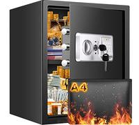 60L Large Safe Fireproof with Combination Lock & A4 Fireproof Bag