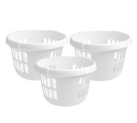60L Litre Large Round Laundry Basket With Integral Handle Durable and Strong Plastic Bucket For Laundry, Home and Other (3)