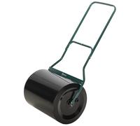 60L Steel Garden Roller Push Pull w/ Fillable Cylinder Water Rolling Drum
