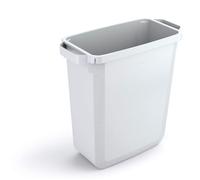 Durable DURABIN Rectangular Waste Bin 60 Litre 282x590x600mm White 1800496010