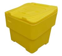 60L Yellow Grit Salt Bin Stackable Heavy Duty Containers 50 x 47 x 47.5