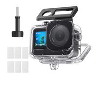 60m/196FT Waterproof Case for DJI Osmo Action 6, Underwater Housing for Deep Diving Scuba Snorkeling with Quick Release Bracket Screw/Anti-Fog/Action 6 Accessories