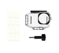 60m Dive Housing for DJI Action 6 - PC and Stainless Steel Waterproof Case with Cold Shoe Design for Underwater Photography