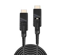 60m Fibre Optic Hybrid Micro-HDMI 8K60 LSZH Cable with Detachable HDMI