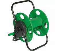 60m Garden Hose Pipe Reel Holder Trolley Cart 60M Capacity Portable Free Standing Hosepipe Storage Rack Outdoor (Hose Reel)