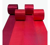 60M Red Satin Ribbon 50mm Wide Ombre Red Solid Fabric Ribbons Large Silk Satin Hanging Streamer Garland for Gift Wrapping Crafts DIY Sewing Hair Bow Birthday Wedding Chair Party Backdrop Decorations
