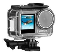 60M Waterproof Case Compatible with DJI OSMO Action 3/4 Outdoor Action Camera 196FT Dive Case with Bracket Accessories Underwater Photography Housing Diving Protective Shell Kit