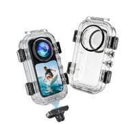 60M Waterproof Case for Insta360 X6 Camera, Underwater Housing Dive Case Waterproof Protective Cover with Quick Release Interface for Insta360 X6 Accessories