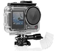 60M196FTUnderwater Waterproof Dive Case Compatible for DJI Osmo Action5 pro/Action4/Action3, Protective Case Shell Accessories Invisible Dive Case for Osmo Action 5 pro/4/3