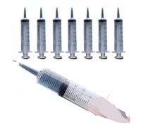 60ml/100ml Bulk Plastic Syringes, Needle-Free Disposable for Pet Feeding, Glue Dispensing, Hydroponics & Industrial Liquid(2 pcs 60ml)