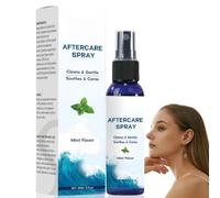 60ML Aftercare Spray for Women,Sal/ine Solution Spray Suitable for Ears,Cleaning Aftercare Fluid for Ear,Pier/cing Aftercar/e Sp/ray for Ear Care,Aftercare Fluid Cleaner for Gentle Soothing Mist