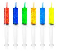 60ml Beverage Syringe - Reusable Shot Syringes | Food Grade Plasticc Container | with Lids for Halloween, Thanksgiving, and Christmas Parties, Shot Cocktail Shooters
