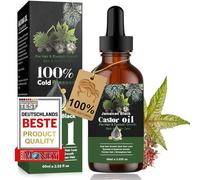 60ml Castor Essential Oil For Hair, Very Fast Hair Growth Oil,Ricin Oil for Hair Growth,Nourishes the Skin, Stimulates Hair Growth,Black