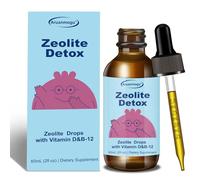 60ML-Children's Zeolite Drops to Support Children's Speech and Communication, Body Cleanser, Support Digestive Health and The Immune System.