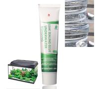 60ml Clear Silicone Sealant,Fish Tank Sealant,Aquarium Seal/ant,Aquarium Glue Fish Safe,Heavy Duty Leakage Plugging Adhesive,Aqu/arium Safe Glue,Waterproof Sea/lant,Repairs Leaks in Aq/uariums & Ponds