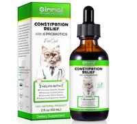 60ml Constipation Relief for Cats, Cat Constipation Treatment, Relieves Constipation For Cats, Natural Cat Antibiotics with 6 Probiotics, Promotes Healthy Bowel, Supports Digestive Health