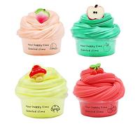 60ML Fruit Slime DIY Slime Toys Children's Clay Soft Crystal Aromatherapy Set Stress Relief