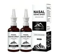 60ml Iodine Nasal Spray Gentle Cleaning Nasal Remove Nasal Nasal Moisturizing Congestion Care Pollutants Relieve Nasal Nasal nasomin adults nose iodine iodine 60ml Solution Nose humans nasal