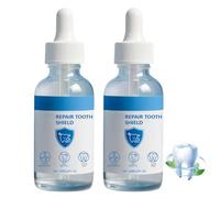 60ml Liquid Repair Tooth Shield Kit, Gentle Surface Brightening Tooth Serum, Daily Oral Care Protective Liquid for Fresh Breath & Surface Stain Appearance Care (2pcs)