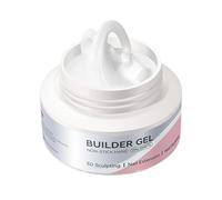 60ml Modeling Gel For Nails - Sculpt Long Lasting Structured Nail Shape Additions Smoothly Inside Professional Salons, Flexible UV LED Curable Poly Form, Creamy Consistency - For Hand Art