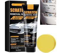 60ML New T Cut Scratch Remover Wax for Cars,Fast Acting Car Scratch Remover Kit,Best Car Scratch Repair Paste with Wipe Sponge for Paint Scratches,Long-Lasting Care,Black Car Polish for Scratches