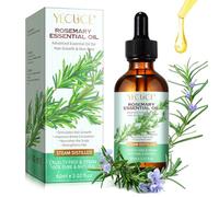 60ml Pure Rosemary Oil for Hair Growth - Nourish Scalp, Strengthen Hair - Silky Soft Hair - Aromatherapy & Diffuser - for Eye Lashes Eyebrow Skin Nails, Rosemary Essential Oil