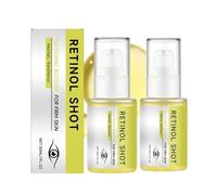 60ml Retinaldehyde Eye Cream & Face Serum, Anti-Aging Moisturizer to Reduce Fine Lines, Puffiness & Dark Circles, Skin Tightening Care for Women (2PCS)