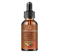 60ml Sunless Tanning Drops Drink, Self Tan Drops,Drinkable Tanning Supplement with Natural β-Carotene, Astaxanthin & Lycopene, Without Sun Damage