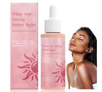60ml Sunless Tanning Drops,Face Tanning Drops,Tan Accelerator for Sunbed,Tanning Moisturiser for Body & Face,Self Tanning Lotion,Enhancing Your Natural Skin Tone,Fake Tan Moisturiser for Woman