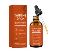 60ml Women Tanning Drops - Sunless Bronzing Oil, Face Bronzer Drops with Hyaluronic Acid, Self Tanning Concentrate with Natural Finish, Glow, Radiance Booster for Women Men Wife Boyfriend