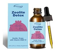 60ML Zeolite Drops/Supports Immune System and Digestive Health/Supports Children's Language Learning and Development/Natural Body Cleanser