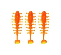 60mm / 100mm Soft Swimming T Tail Baits, Slow Sinking Lures Soft Flexible Lures Swimbaits Simulation Baits T Shape Tail Artificial Fishing