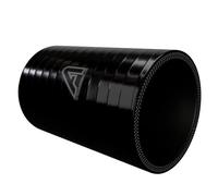 60mm 2 3/8" ID Silicone Straight Hose Joiner Coupler 75mm Length Black