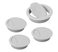 60mm (2.4") Desk Cable Wire Grommet, 4pcs White Desk Grommet Wire Cable, Desk Grommet Cable Organizer for Home and Desk Surface Port Hole Covers