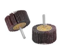 60mm 40 Grit Abrasive Flap Wheel Discs Sanding Rust Removal 6mm Shank 10pc