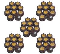 60mm 40 Grit Abrasive Flap Wheel Discs Sanding Rust Removal 6mm Shank 50pc