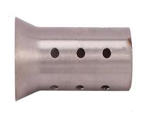 60mm 51mm Motorcycle Exhaust Mid Section Motorcycle Exhaust Flow Silencer Noise Sound Eliminator Muffler Exhaust Silencer Pipe Middle Section Link Pipe(51mm 3)
