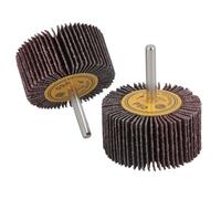 60mm 60 Grit Abrasive Flap Wheel Discs Sanding Rust Removal 6mm Shank 10pc