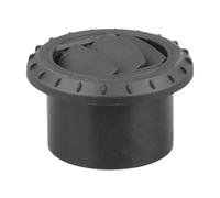 60mm 75mm Car Heater Air Vent - 360° Rotatable Black ABS Louver, Dashboard AC Outlet Deflector, Round Warm Air Ducting, Parking Heater Vent | Universal Auto Part For Bus RV ATV Truck Interior