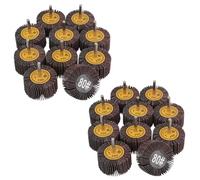 60mm 80 Grit Abrasive Flap Wheel Discs Sanding Rust Removal 6mm Shank 20pc