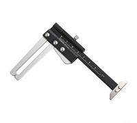 60mm Brake Disk Caliper Measuring Tool for Car Tyre Plate Accurate Metalworking Gauge with Clear Scale for Wear Depth
