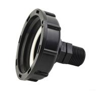 60mm Coarse Thread IBC Tank Fitting, Plastic Connector for Garden Hose, for Water Container Usage (20mm)
