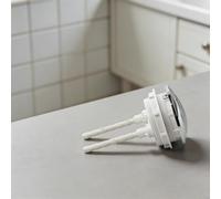 60mm Compatible Dual Flush Toilet Button Replacement Utilizing ABS For Long Term Mechanical Stability(1pcs)