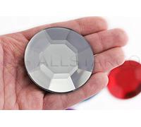 60mm Crystal Clear H102 Large Acrylic Flat Back Rhinestones for Cosplay Costume Making, Props Embelishments Plastic Gems Decor Jewels - 2 Pieces