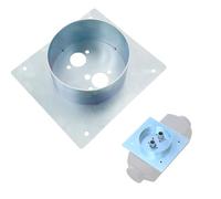 60mm Diesel Heater Mounting Plate, Stainless Steel Floor Base Bracket for Eberspacher We-basto Heater Turret Mount Plate for Auxiliary Parking Heating