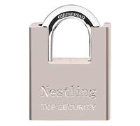 60mm Heavy Duty Padlock with 4 Keys - High Security Outdoor Padlock, Locker Padlocks for Shed, Warehouse, Container, Storage, Gate,Garages -Outdoor Lock- Large, Anti-Theft Weather-Resistant Lock