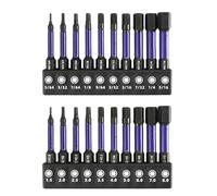 60mm Hexagonal Drill Bits Extension Conversion Head Phosphorized Black Set 1/4" For Electric Hand Drill Steel Set